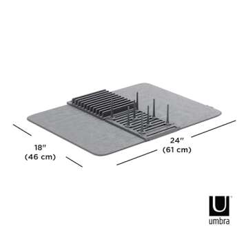 Umbra UDry Peg Drying Rack with Mat - Versatile Design for Efficient Drying