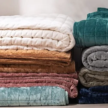 RECYCO King Size Velvet Quilt Set for All Seasons