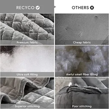 RECYCO King Size Velvet Quilt Set for All Seasons