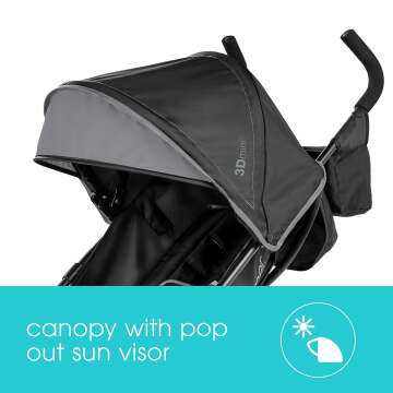 Lightweight Summer Infant 3D Mini Convenience Stroller