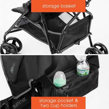 Lightweight Summer Infant 3D Mini Convenience Stroller