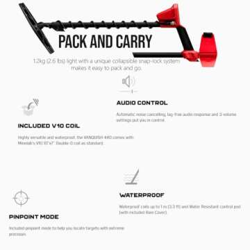 Minelab Vanquish 440 Detector with Pro-Find 15 Pinpointer