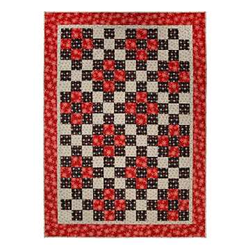 Fiber Café 3-Yard Quilt Favorites Pattern Brown
