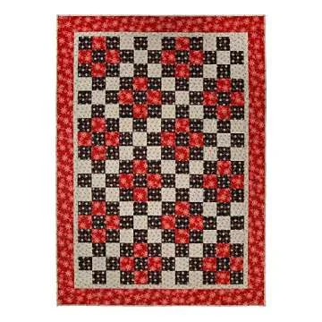 Fiber Café 3-Yard Quilt Favorites Pattern Brown