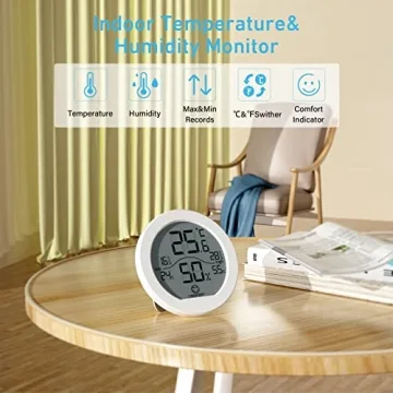 SECRUI Room Temperature Monitor for Humidity & Comfort