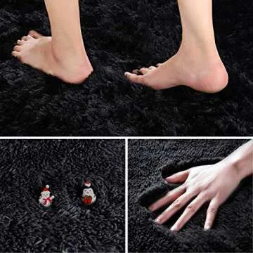 Qumig Ultra Soft Fluffy Area Rug for Modern Decor