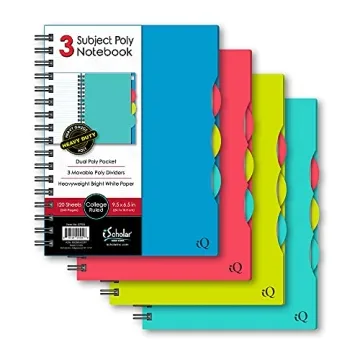 Compact iScholar iQ 3 Subject Notebook for Easy Note-Taking