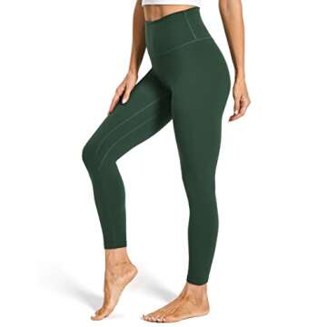 Colorfulkoala Women's High Waisted Tummy Control Workout Leggings 7/8 Length Ultra Soft Yoga Pants 2...