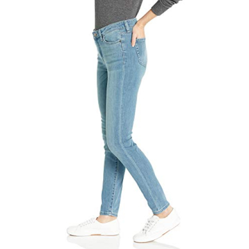 Amazon Essentials Women's Medium Stretch Skinny Jeans - Light Blue