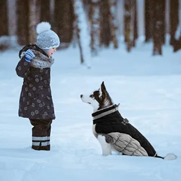 Lelepet Winter Coat for Dogs - Warm & Reflective