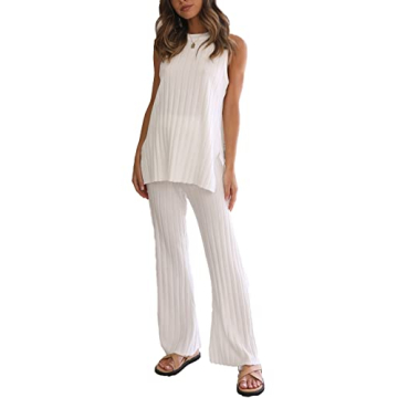 NUFIWI Women's Sexy 2 Piece Pants Set for Summer Style