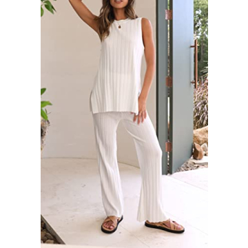 NUFIWI Women's Sexy 2 Piece Pants Set for Summer Style