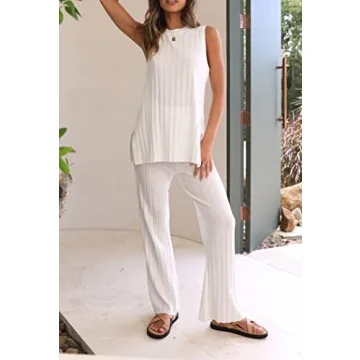 NUFIWI Women's Sexy 2 Piece Pants Set for Summer Style