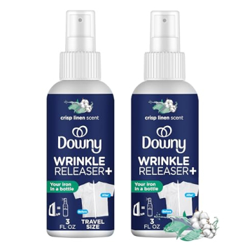 Downy Wrinkle Releaser Spray - Travel Size Fabric Refresher & Wrinkle Remover