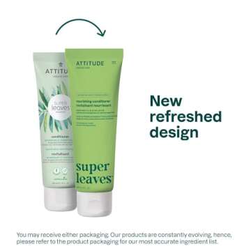 ATTITUDE Nourishing Hair Conditioner, For Dry and Damaged Hair, Naturally Derived Ingredients, Vegan...