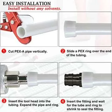 Durable 3/4" F1960 PEX A Expansion Elbow Fittings for Plumbing
