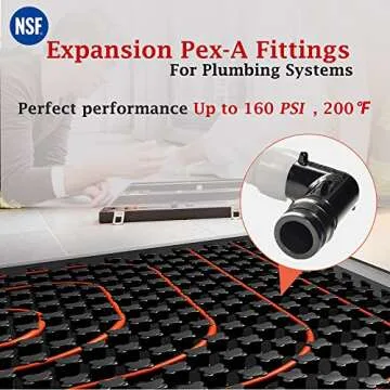 Durable 3/4" F1960 PEX A Expansion Elbow Fittings for Plumbing
