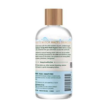 Humphreys Clarify Witch Hazel Organic Toner, Clear, 8 Oz ( Pack of 1)