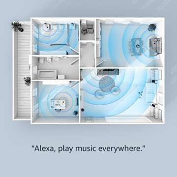 Certified Refurbished Echo (2nd Generation) - Smart speaker with Alexa – Sandstone Fabric