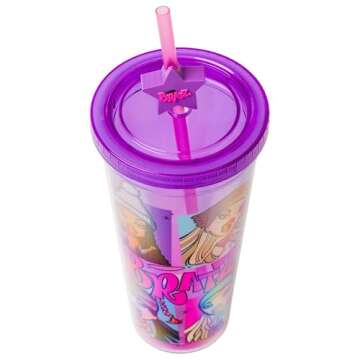 Bratz Cold Cup with Lid & Straw - 24 Oz Fun Drinkware