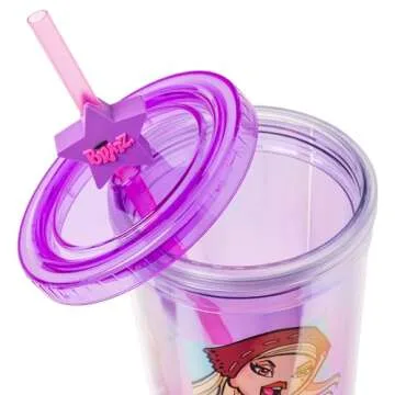 Bratz Cold Cup with Lid & Straw - 24 Oz Fun Drinkware