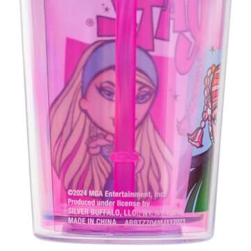 Bratz Cold Cup with Lid & Straw - 24 Oz Fun Drinkware