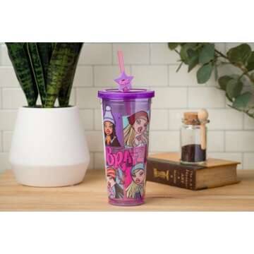 Bratz Cold Cup with Lid & Straw - 24 Oz Fun Drinkware