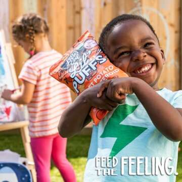 LesserEvil Organic Sweet Potato Apple Lil' Puffs, 2.5 OZ