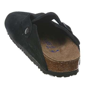 Birkenstock Men's Boston Soft Footbed Clogs, Black, 15-15.5 Women/13-13.5 Men