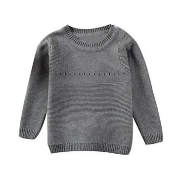 LOSORN ZPY Cute Unisex Toddler Knit Sweater for Kids