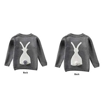 LOSORN ZPY Cute Unisex Toddler Knit Sweater for Kids