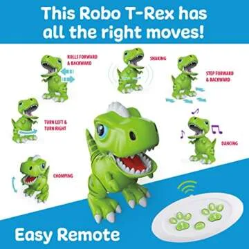 Interactive Robo Pets T-Rex Dinosaur Toy for Kids