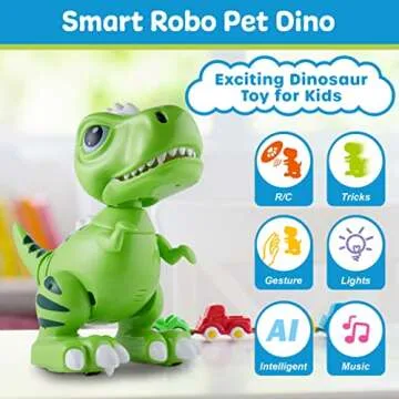 Interactive Robo Pets T-Rex Dinosaur Toy for Kids