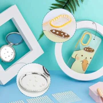 1050 PCS Self Adhesive Pearl Stickers for Crafts