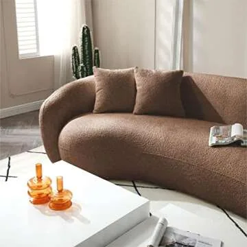 KEVINSPACE Curved Sofa Couch - Modern Comfort and Design