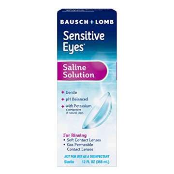 Bausch & Lomb Sensitive Eyes Saline Solution for Soft & Gas Permeable Lenses