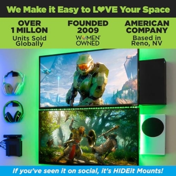 HIDEit Xbox Series X Wall Mount - Secure & Made in USA