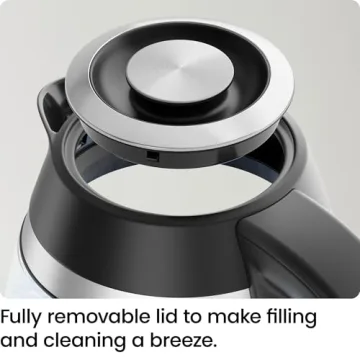 Chefman Glass Electric Kettle Fast Boiling Safe Stylish