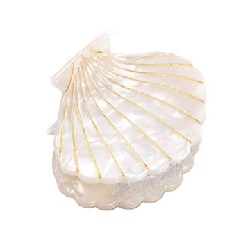 Elegant Marble Pattern Hair Claw Clip for Women