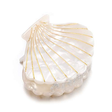 Elegant Marble Pattern Hair Claw Clip for Women