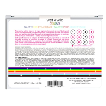 wet n wild PRIDE Eye Shadow Palette - Colorful & Versatile