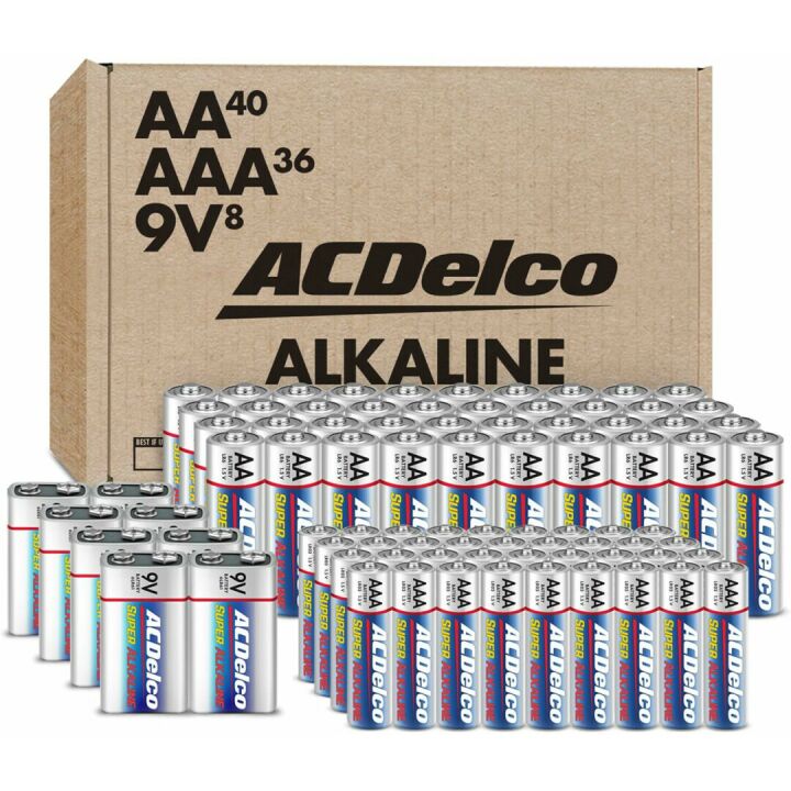 ACDelco Battery Combo Pack: AA, AAA, 9V - Long Lasting Power
