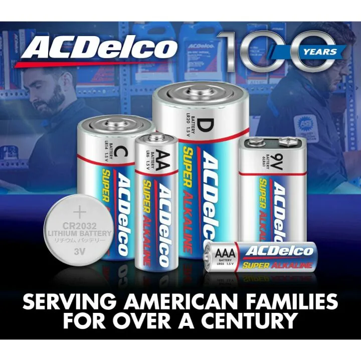 ACDelco Battery Combo Pack: AA, AAA, 9V - Long Lasting Power