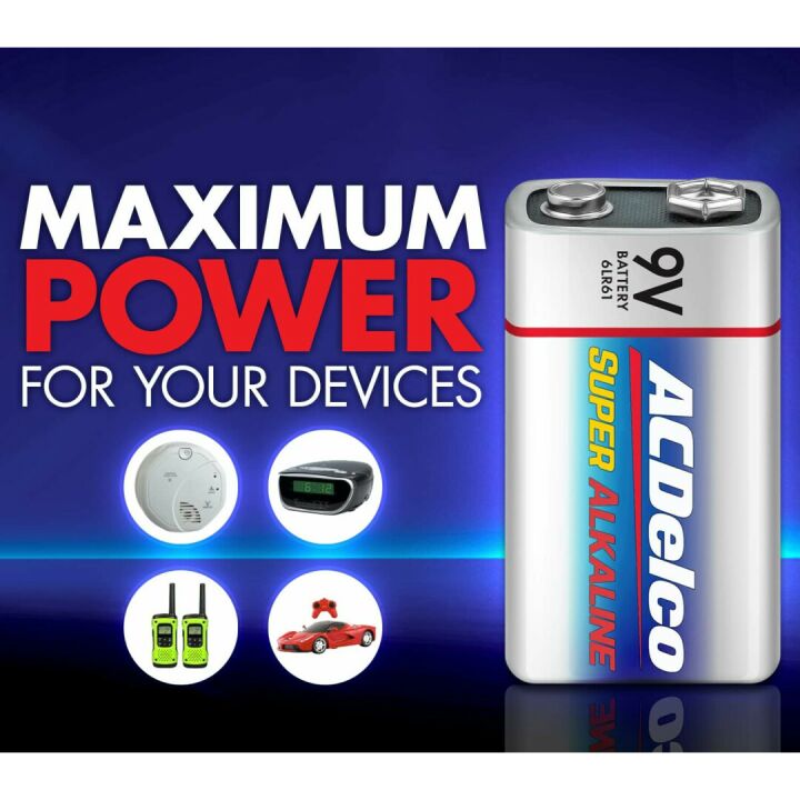 ACDelco Battery Combo Pack: AA, AAA, 9V - Long Lasting Power