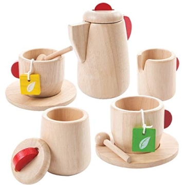 PlanToys Wooden Tea Set - Eco-Friendly Fun for Kids