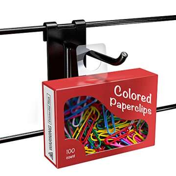 1000 Hole Hang Tags | Heavy Duty Self Adhesive Hanging Tabs | Great for Retail Displays in Business Shops | 7/8" × 1-1/4"