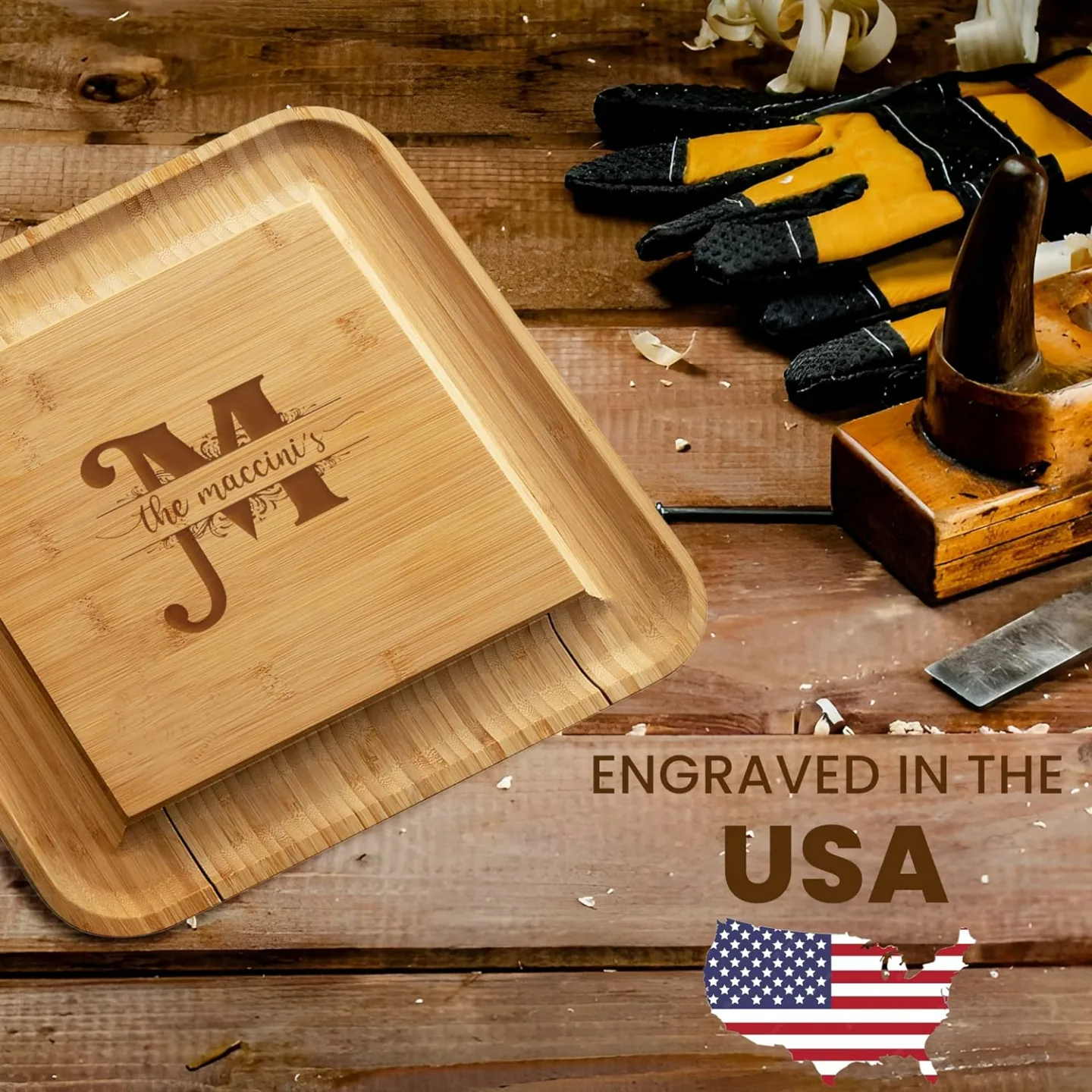 Personalized Charcuterie Board Gift Set - Engraved