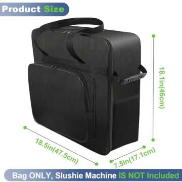 NUENSS-ROR Carrying Bag for Ninja SLUSHi Machine