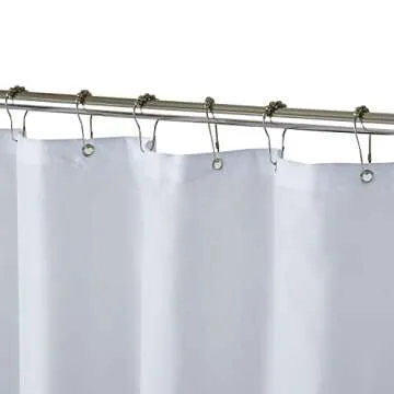 YOSTEV Gold Ombre Shower Curtain for Luxe Bathroom Style