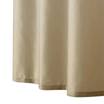 YOSTEV Gold Ombre Shower Curtain for Luxe Bathroom Style